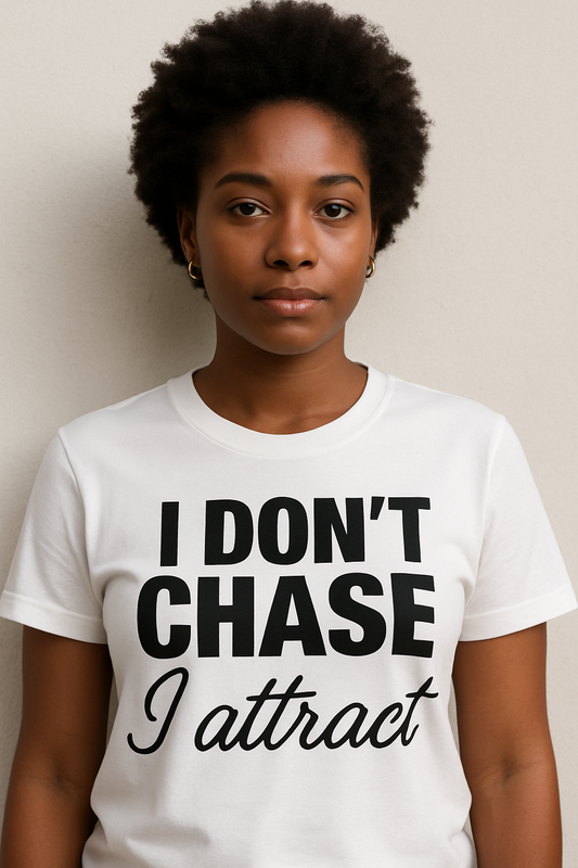 I don’t chase, I attract